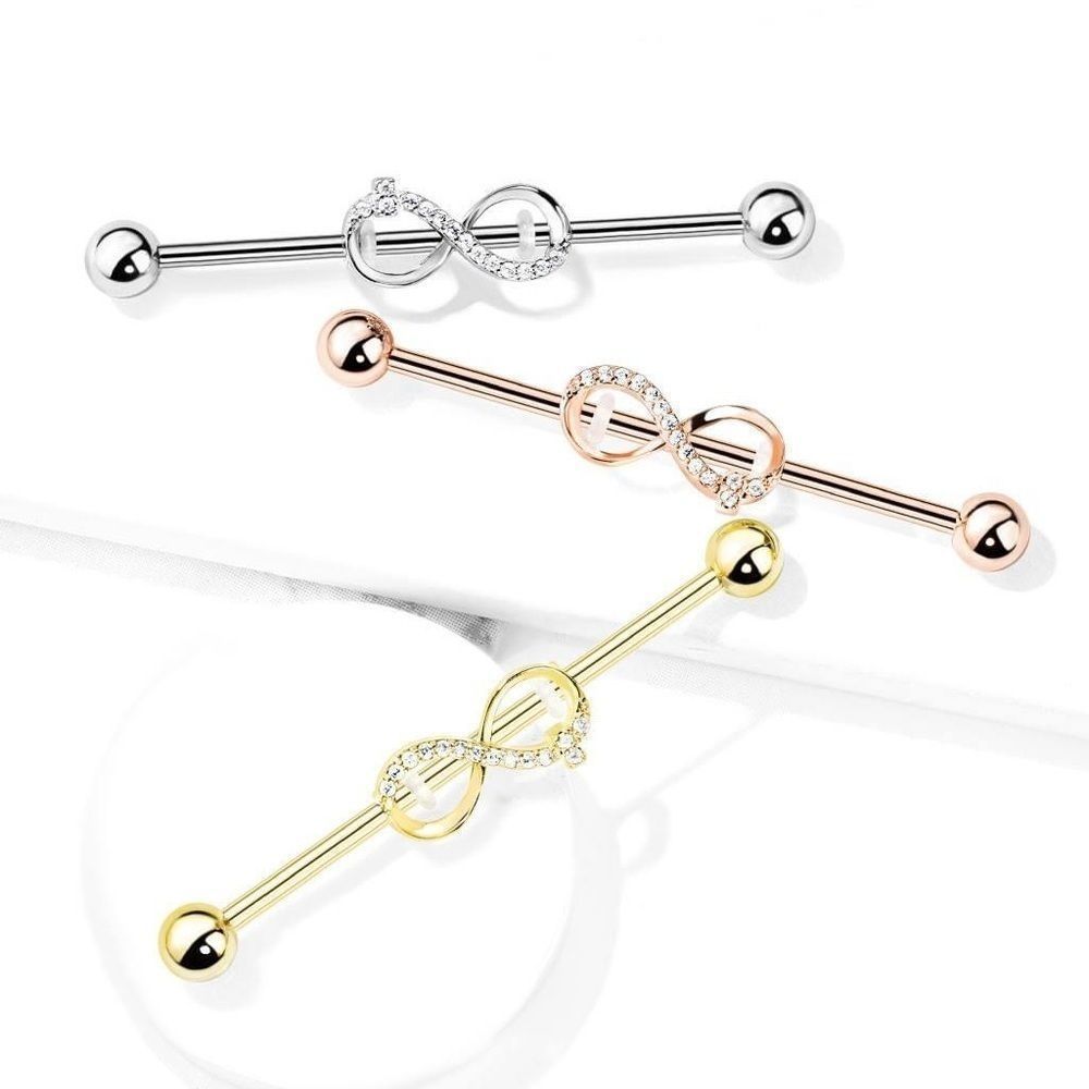 Infinity 316l Surgical Steel Industrial Barbells